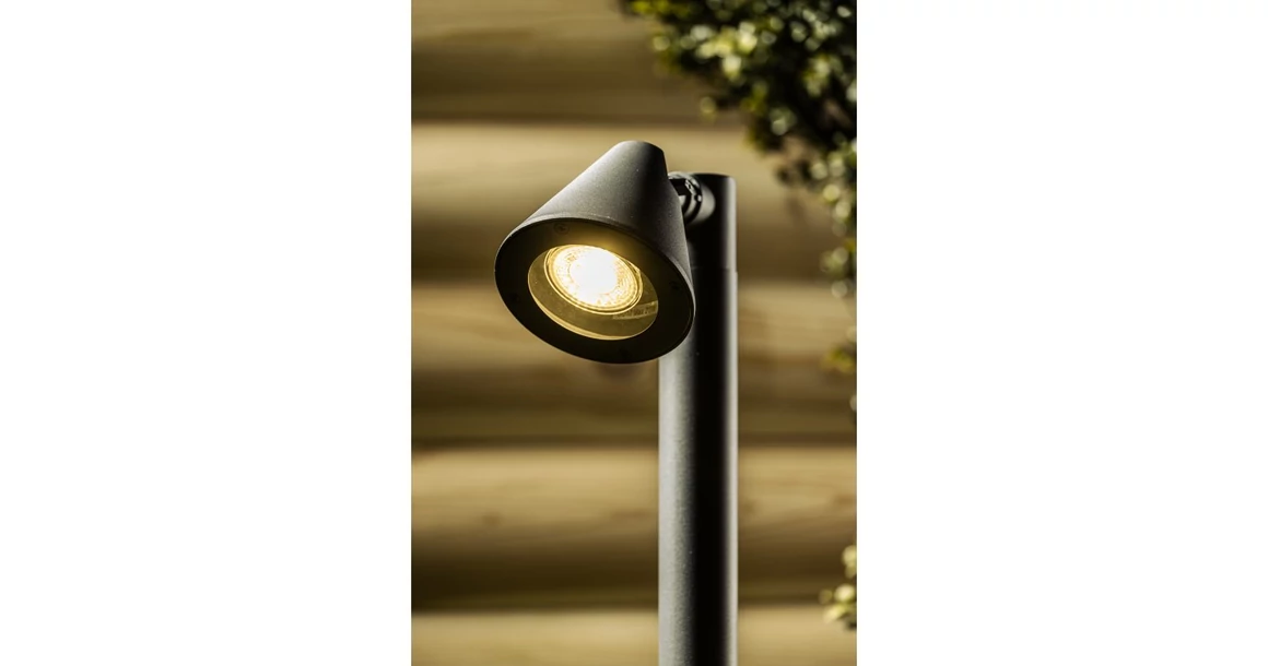 Kép 4/5 - Lámpa Kerti lámpatest LUSTINO-D, GU10, max.20W, IP44, AC220-240V, 50-60Hz,rúd 500 mm,grafit