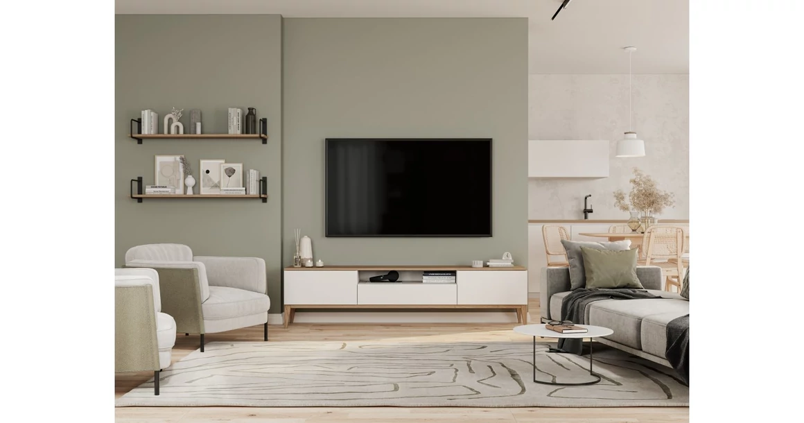 Kép 2/3 - Lámpa Mennyezeti lámpatest MARGUS,3086, AC220-240V,50/60Hz,1*E27,IP20,átmérő 30cm,egyes,fehér