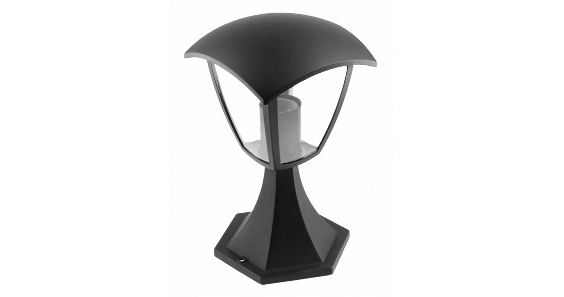 Kép 1/5 - Lámpa Kerti lámpatest MARINA-P, E27, MAX. 20W, IP54, AC220-240V, 50-60Hz, oszlop 30 cm, fekete