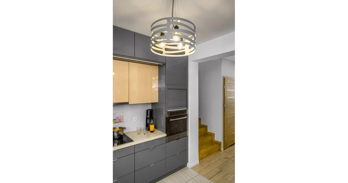 Kép 3/4 - Lámpa Mennyezeti lámpatest MARISA,2584,AC220-240V,50/60Hz,3*E27,max.40W,IP20,Átmérő40cm,hármas,szürke