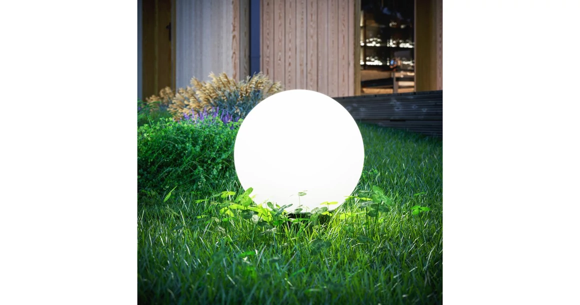 Kép 3/4 - Lámpa Kerti lámpatest MARMO 28, E27, MAX. 20W, IP65 AC220-240V, 50-60Hz, 28 cm, PE