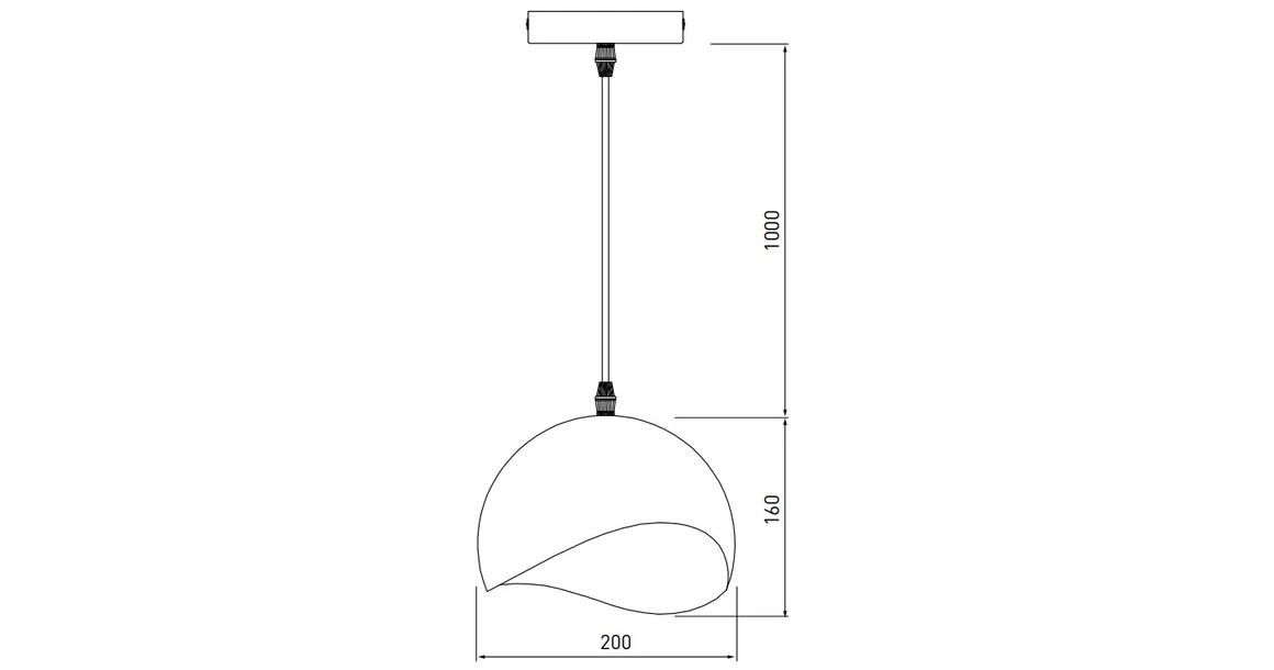 Kép 2/2 - Lámpa Mennyezetilámpa MAVIA , 4963,AC220-240V,50/60Hz,1*E27, IP20, Diameter 20 CM,egy, fehér/piros