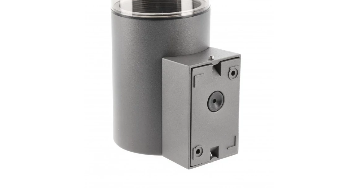 Kép 2/3 - Lámpa Kerti lámpatest MEDIO-AU, E27, MAX.15W, IP54, AC220-240V, 50-60Hz, falra szerelhető, grafit