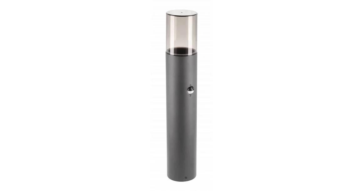 Kép 1/3 - Lámpa Kerti lámpatest MEDIO-P 50 PIR,E27, MAX.15W,IP54,AC220-240V,50-60Hz, oszlop, grafit