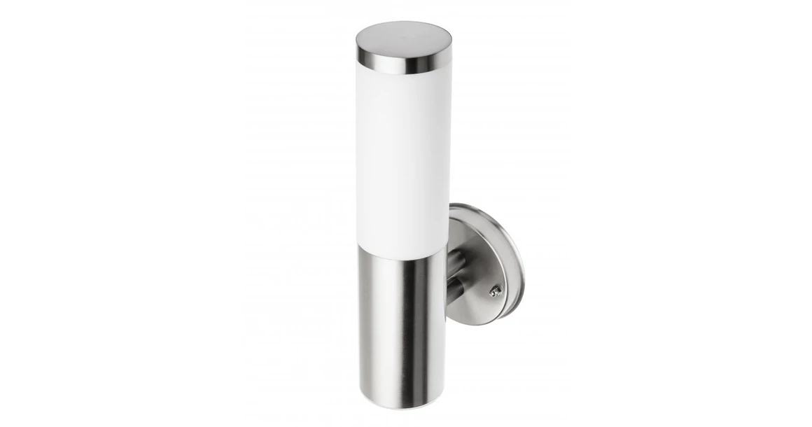 Kép 1/5 - Lámpa Kerti lámpatest MILAN-A,E27, MAX.40W, IP54, AC220-240V, 50-60Hz, egyenes fali lámpa, inox