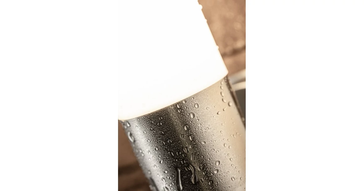 Kép 4/5 - Lámpa Kerti lámpatest MILAN-A,E27, MAX.40W, IP54, AC220-240V, 50-60Hz, egyenes fali lámpa, inox