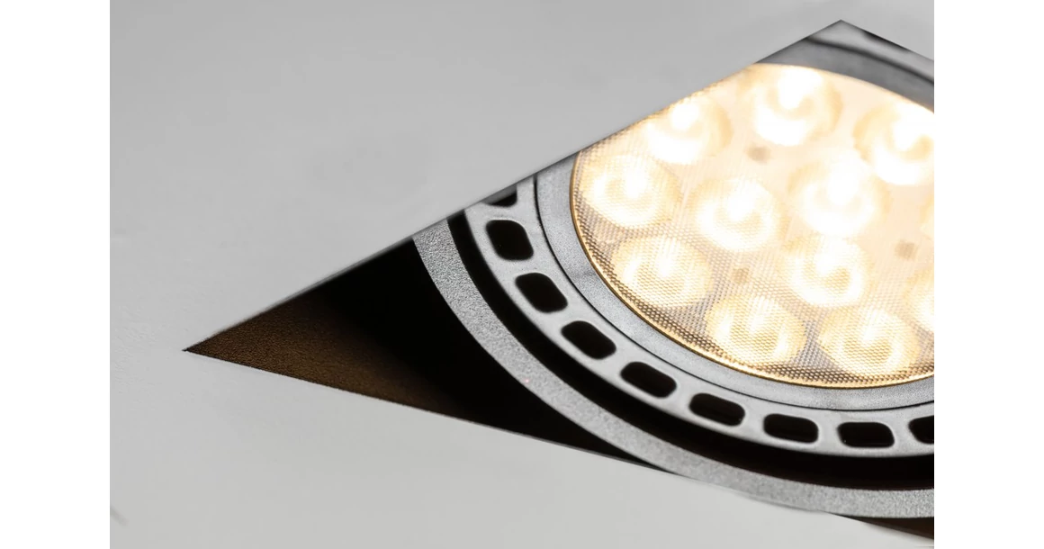 Kép 2/3 - Lámpa Mennyezeti lámpatest Milo,4731,AC220-240V, 50/60 Hz, 1* GU10, ES111,IP 20, süllyesztett, keret nélküli, fekete