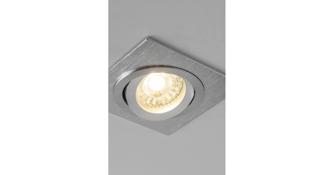 Kép 2/11 - Lámpa Mennyezeti lámpatest MORENA, IP20, négyzet, ezüst