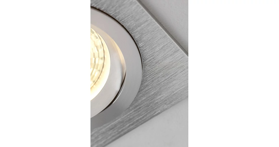 Kép 3/11 - Lámpa Mennyezeti lámpatest MORENA, IP20, négyzet, ezüst