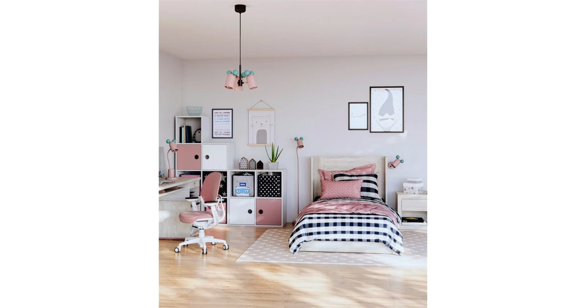 Kép 2/3 - Lámpa Állólámpa MOUSE , 9912, max.250V, 50/60Hz, 1*E27, max.25 W, IP20, átmérő 8 cm, rózsaszín