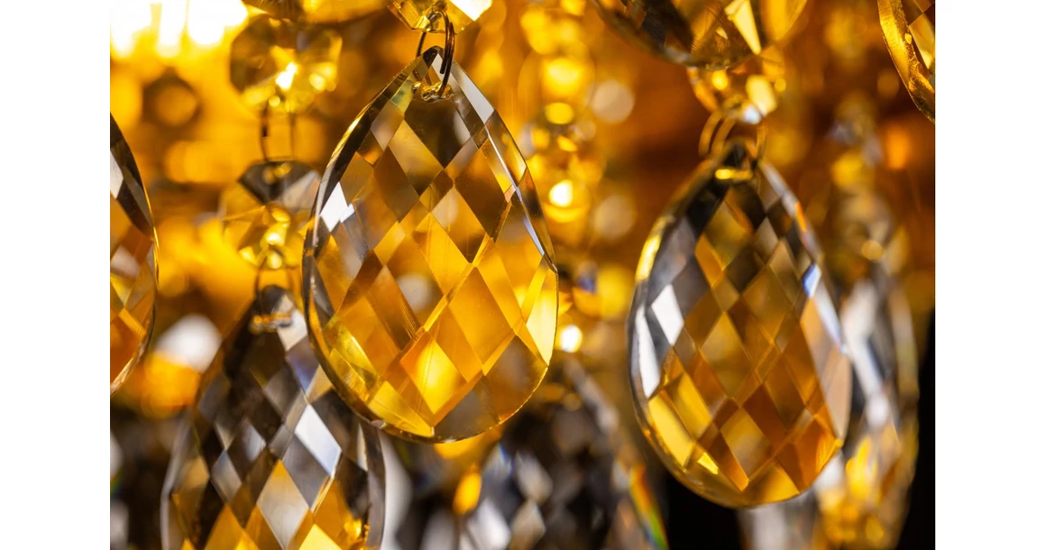 Kép 9/10 - Lámpa Mennyezeti lámpatest NESTO, 5994, AC220-240V, 50/60Hz, 1*E27, max.40W, IP20, átmérő 30 cm, fekete/arany