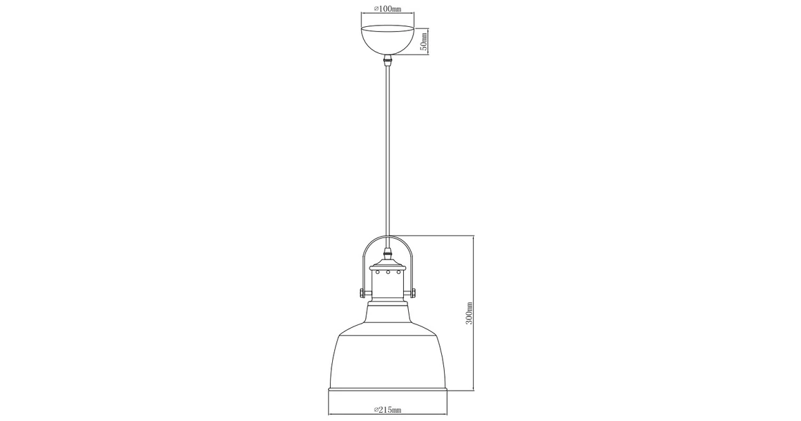 Kép 4/4 - Lámpa Mennyezeti lámpatest NOOR,2691,AC220-240V,50/60Hz,1*E27,IP20,átmérő 22CM,egyes,fekete