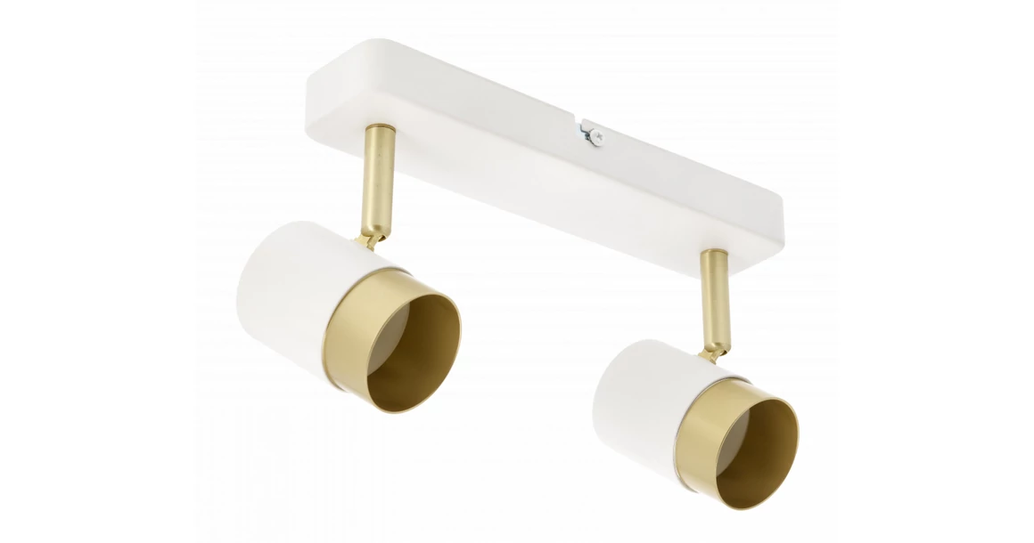 Kép 1/7 - Lámpa Mennyezeti lámpatest ORIO, aluminium, 24.0x5.5x14.0, IP20, 2*GU10, max. 50W, kör, fehér