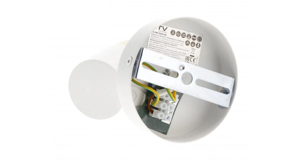 Kép 6/7 - Lámpa Mennyezeti lámpatest ORIO, aluminium, 11.6x5.6x11.5, IP20, 1*GU10, max. 50W, kör, fehér