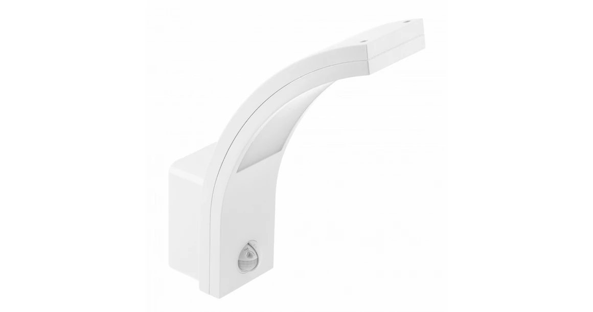 Kép 1/11 - Lámpa Fali lámpa PARIS mozgásérzékelővel ,10W, 900 lm, IP54, AC220-240V, 50/60Hz, fénykibocsátás 140°, hatótávolság 9m,4000K, fehér