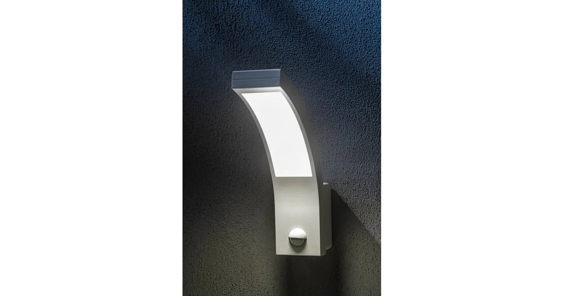 Kép 4/11 - Lámpa Fali lámpa PARIS mozgásérzékelővel ,10W, 900 lm, IP54, AC220-240V, 50/60Hz, fénykibocsátás 140°, hatótávolság 9m,4000K, fehér