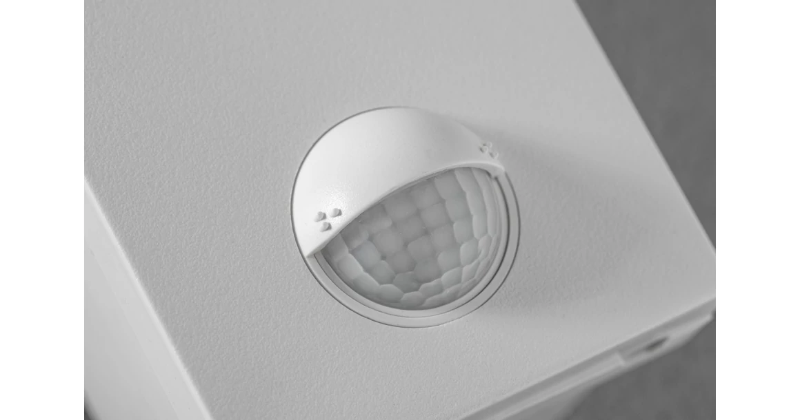 Kép 8/11 - Lámpa Fali lámpa PARIS mozgásérzékelővel ,10W, 900 lm, IP54, AC220-240V, 50/60Hz, fénykibocsátás 140°, hatótávolság 9m,4000K, fehér