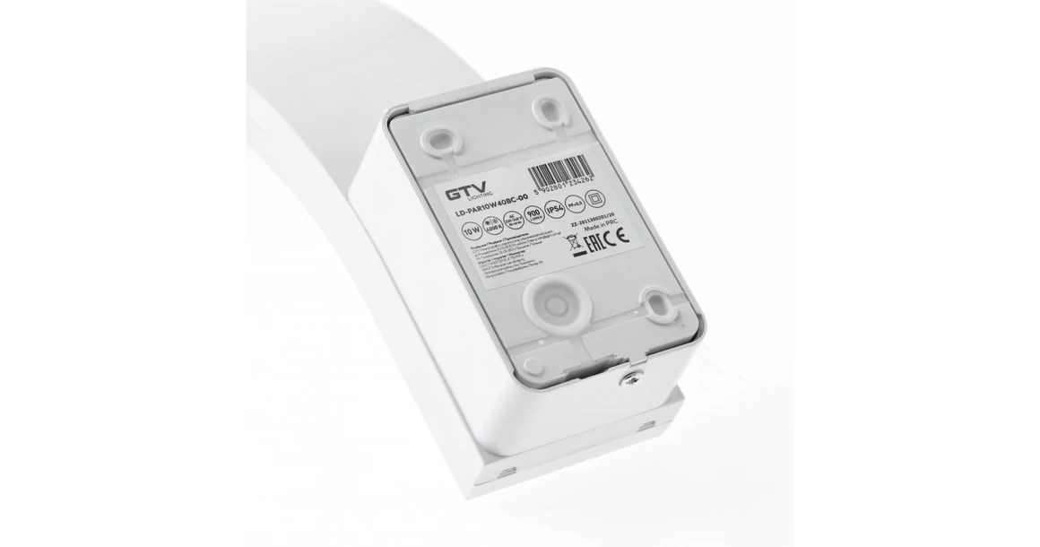 Kép 3/5 - Lámpa Fali lámpa PARIS 10W, 900lm, IP54, AC220-240V, 50/60Hz, fénykibocsátás 140°, 4000K, fehér