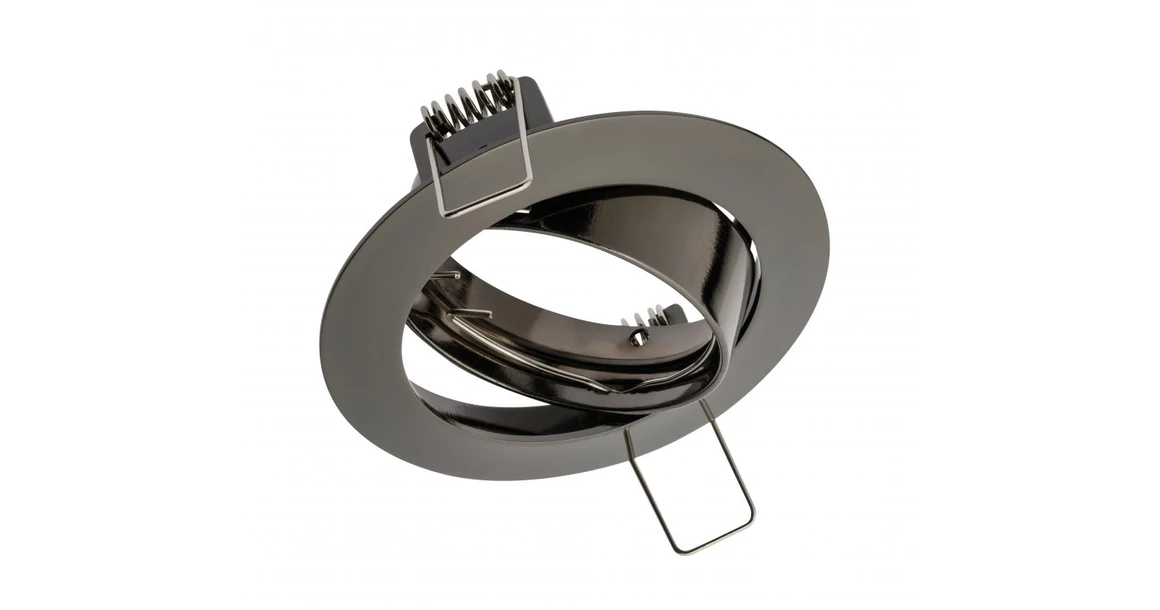 Kép 1/3 - Lámpa Mennyezeti lámpatest PORTO-K, IP20, fekete króm,  Aluminium