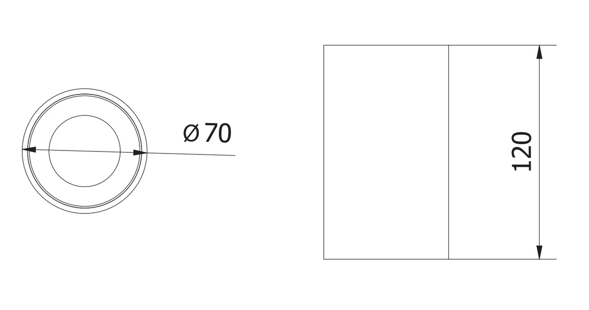 Kép 5/5 - Lámpa Mennyezeti lámpatest PRIME, 10W, 1000lm, AC220-240V, 50/60 Hz, PF>0,5, Ra≥80, IP20, IK06, 36°, 4000K, fekete