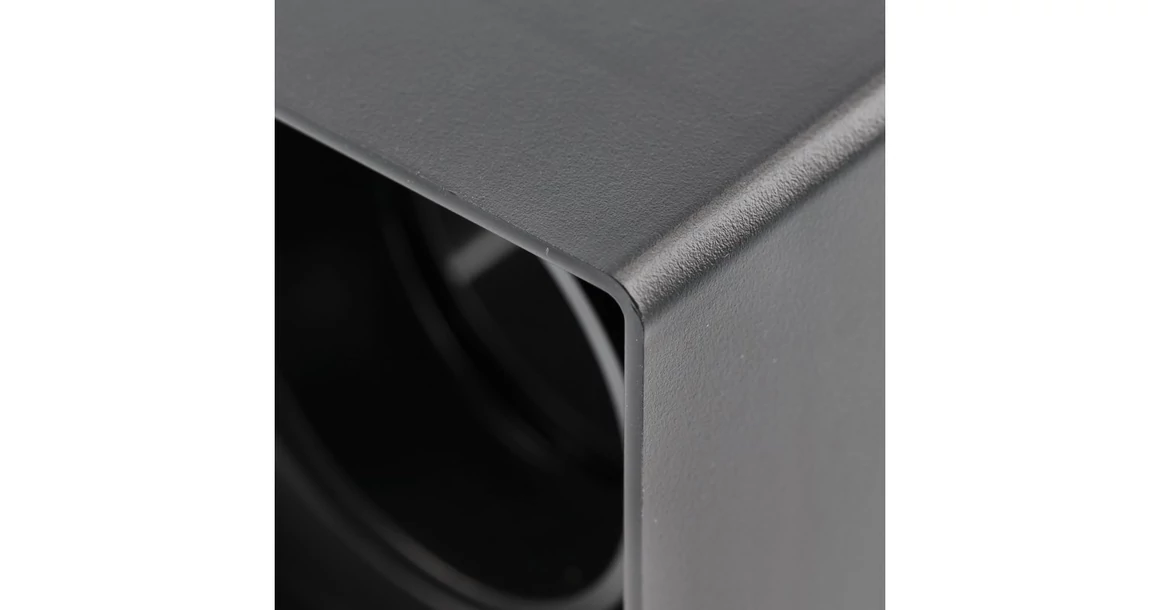 Kép 4/5 - Lámpa Mennyezeti lámpatest RESTO, PC, 80x80x125 mm, IP20, max 20W, négyzet, fekete