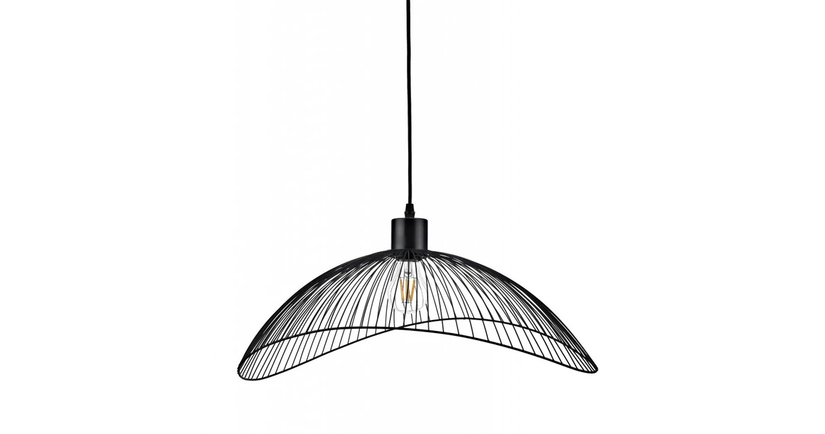 Kép 1/8 - Lámpa Mennyezeti lámpatest RETO 1,4137,AC220-240V,50/60Hz,1*E27,IP20,átmérő 40CM,egyes,fekete