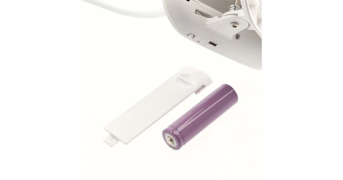 Kép 4/6 - Lámpa Asztali RINGO, 4W, 200lm.DC5V, 1A, 3000K-6000K, 3-CCT, bat.1200 mAh, Ra>80, fényerő-szabályozás, fehér