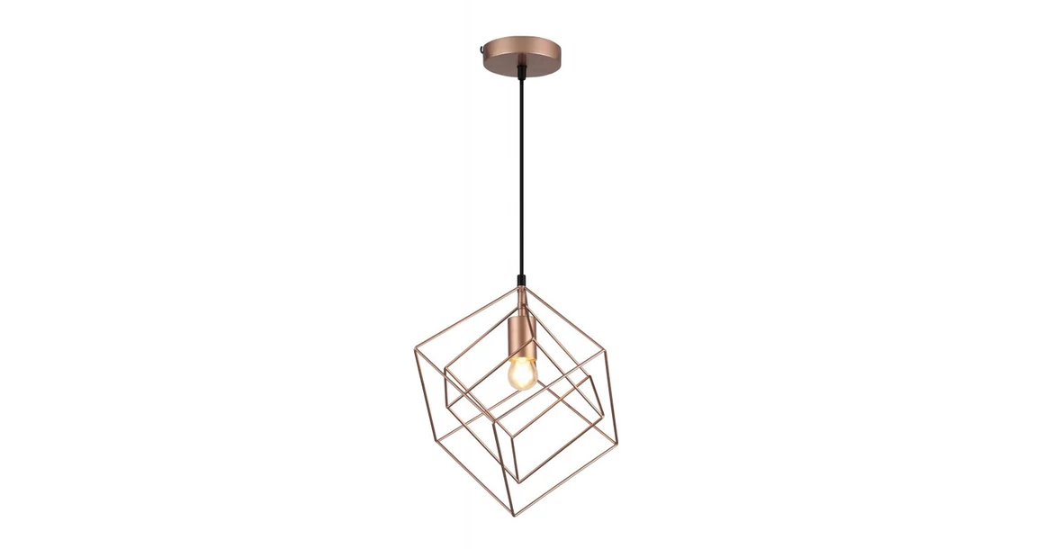 Kép 1/4 - Lámpa Mennyezeti lámpatest ROSA, 3376,AC220-240V,50/60Hz,1*E27,IP20,33CMX33CM,egyes, arany