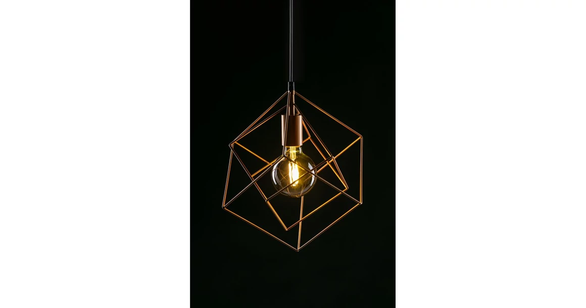 Kép 3/4 - Lámpa Mennyezeti lámpatest ROSA, 3376,AC220-240V,50/60Hz,1*E27,IP20,33CMX33CM,egyes, arany