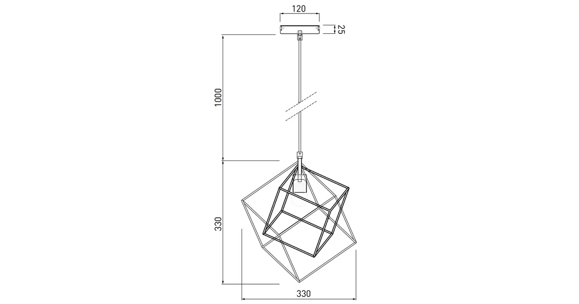 Kép 4/4 - Lámpa Mennyezeti lámpatest ROSA, 3376,AC220-240V,50/60Hz,1*E27,IP20,33CMX33CM,egyes, arany