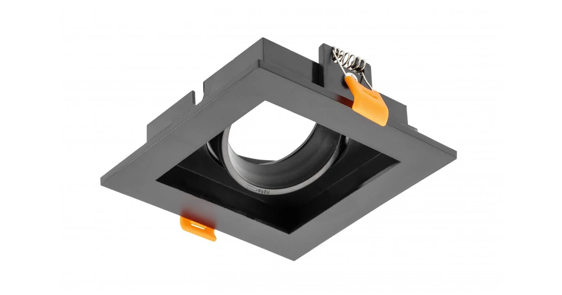 Kép 1/2 - Lámpa Mennyezeti lámpatest RUBIO IP20, 102x102mm, egy, négyzet, fekete