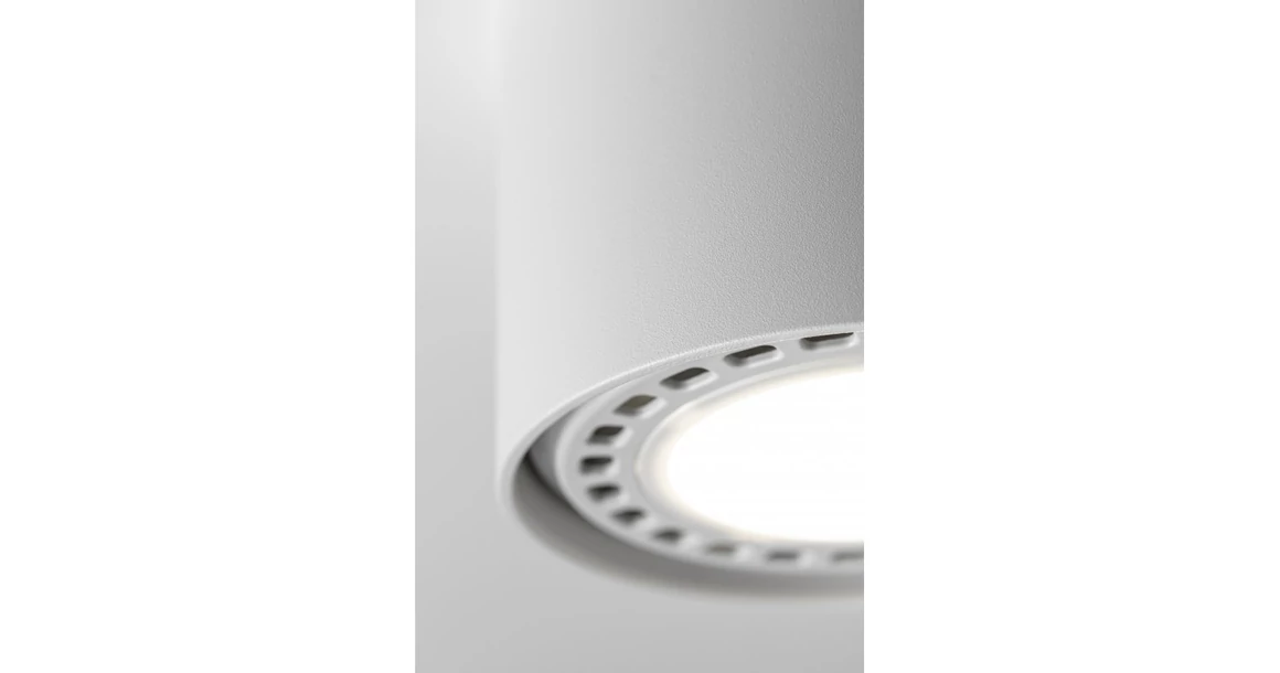 Kép 4/5 - Lámpa Mennyezeti lámpatest SAKURA, aluminium,120x85 mm, IP20, 1xES111 , kör, fehér