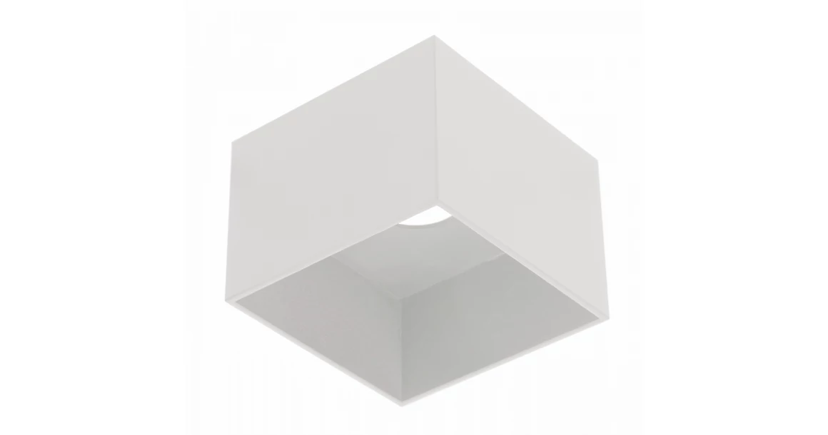 Kép 1/4 - Lámpa Mennyezeti lámpatest  SAKURA, aluminium, 120x120x85 mm,IP20,1xES111 négyzet, fehér