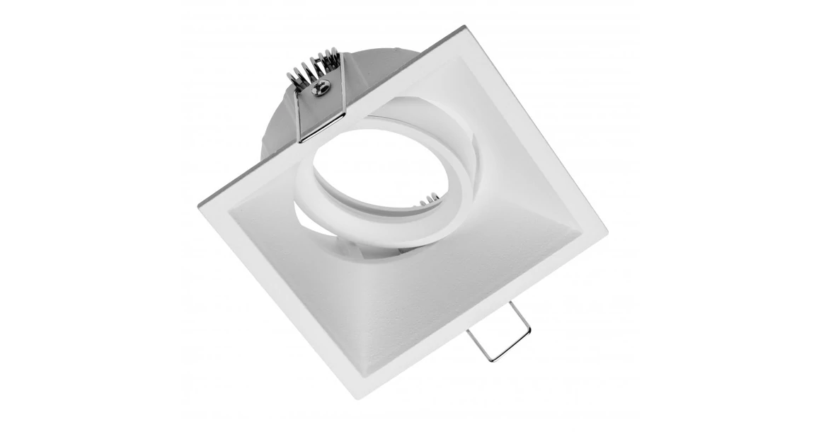 Kép 1/3 - Lámpa Mennyezeti lámpatest SALTO, IP20, négyzet, fehér (öntött alumínium)