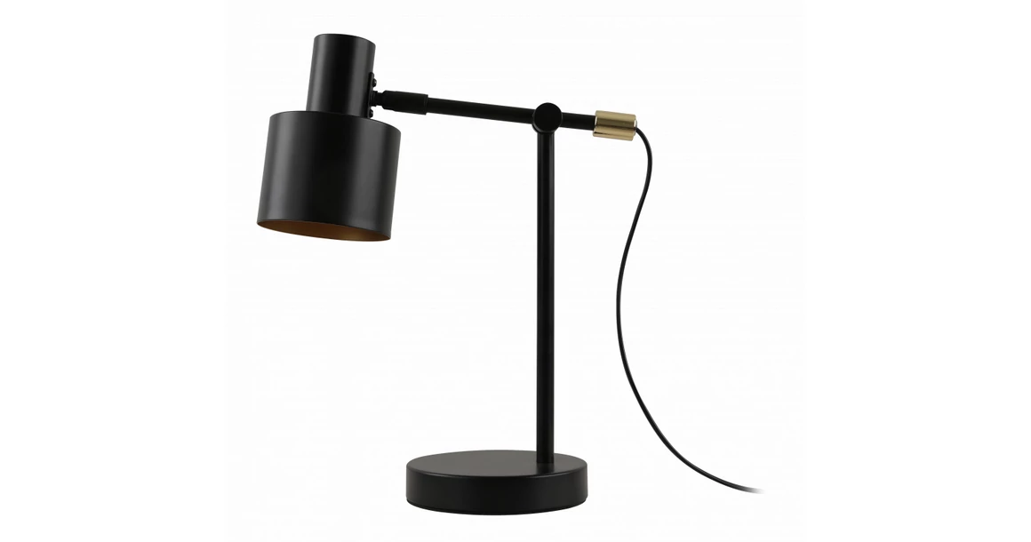 Kép 1/8 - Lámpa Asztali SELVIA II, 5570, max.250V, 50/60Hz, 1*E14, max.25 W, átmérő 10 cm, IP20, fekete/arany