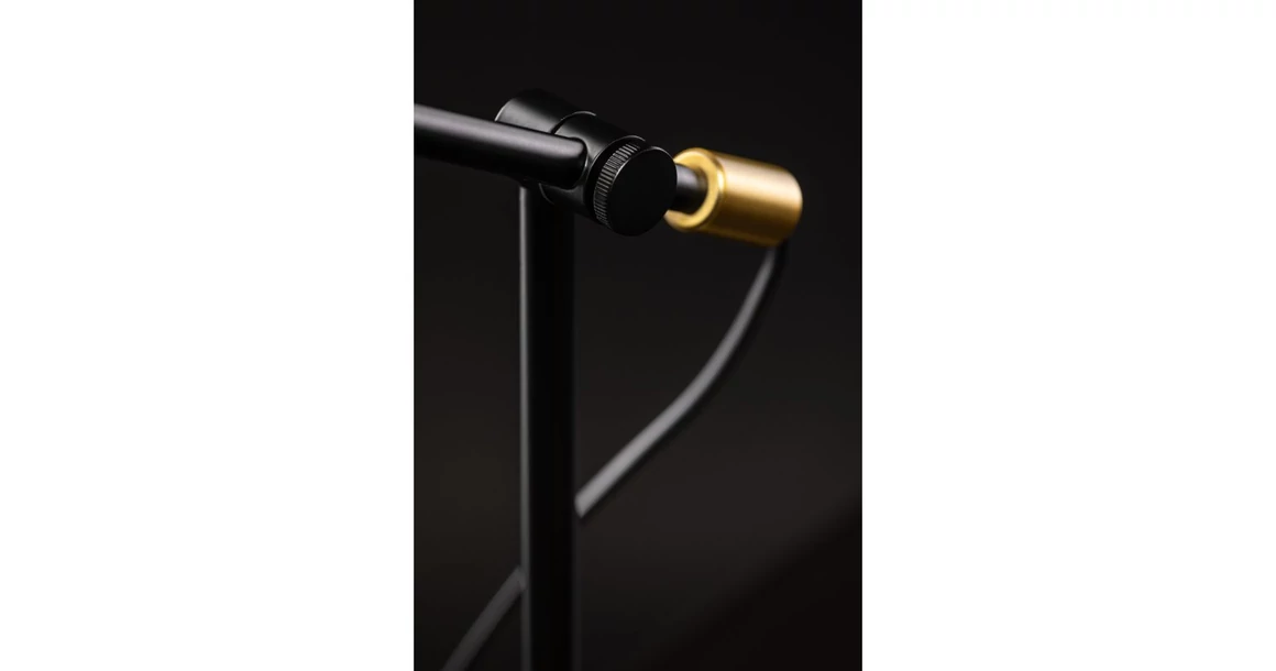 Kép 5/8 - Lámpa Asztali SELVIA II, 6072, max.250V, 50/60Hz, 1*E14, max.25 W, átmérő 10 cm,  IP20, arany/fekete