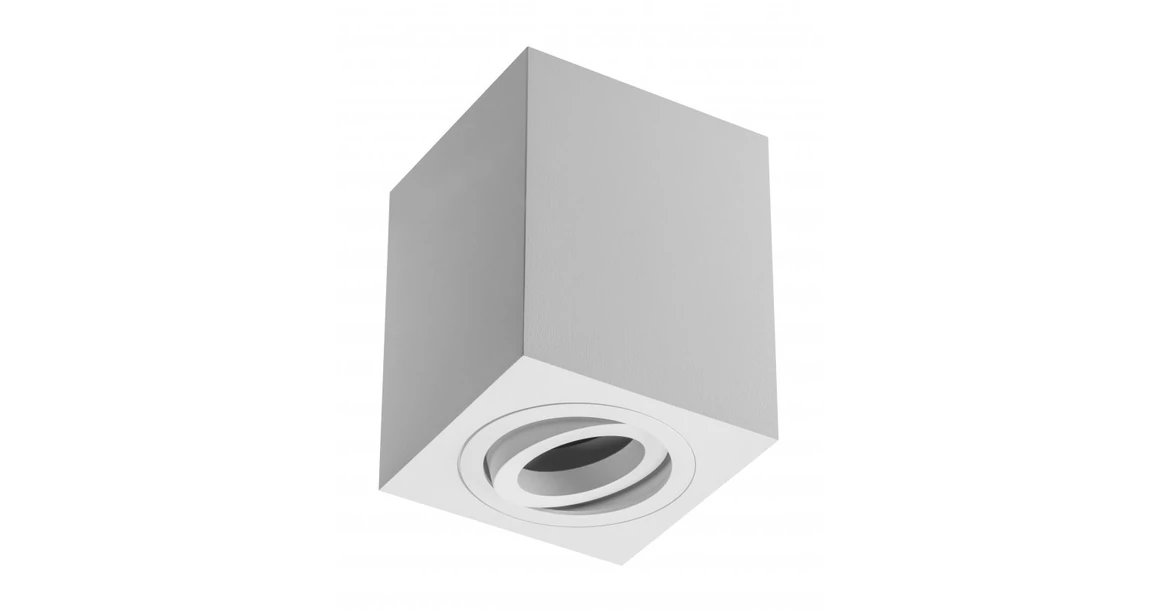 Kép 1/2 - Lámpa Mennyezeti lámpatest SENSA, aluminium, 90x90x115, IP20, max 50W, négyzet, fehér