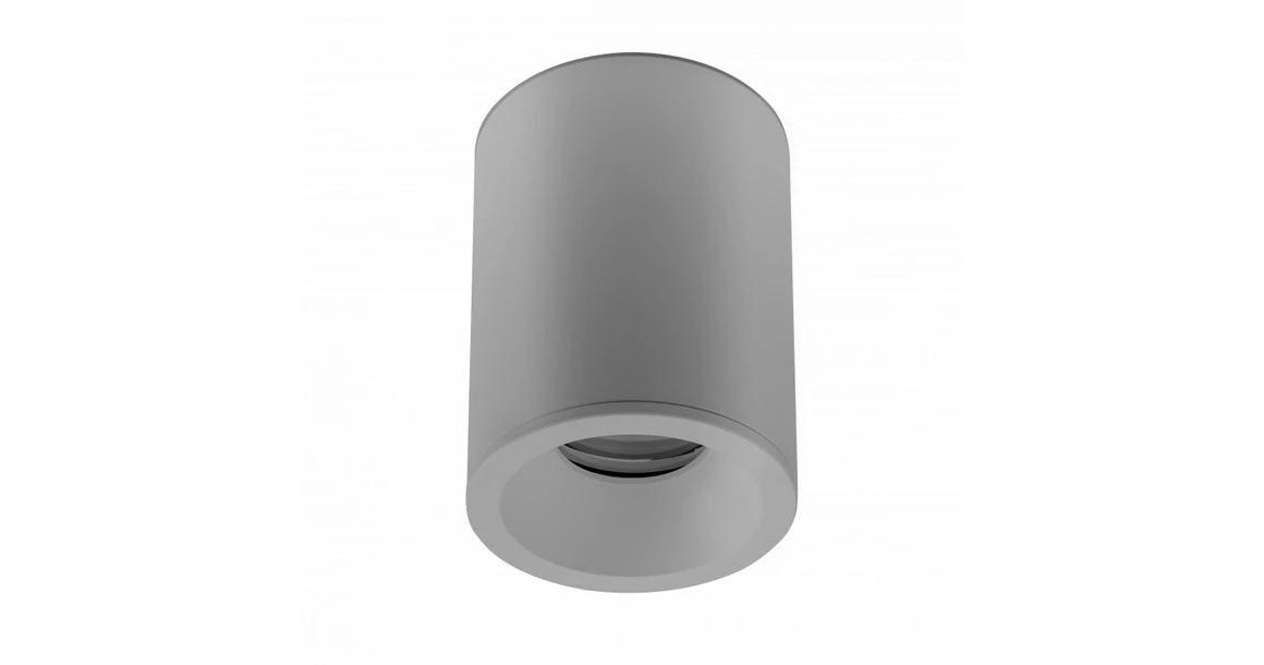 Kép 1/6 - Lámpa Mennyezeti lámpatest SENSA AQUA, aluminium, 85x115, IP54, max 50W, kör, szürke