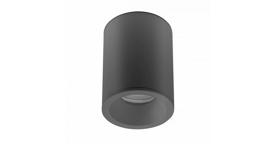 Kép 1/2 - Lámpa Mennyezeti lámpatest SENSA AQUA, aluminium, 85x115, IP54, max 50W, kör, fekete