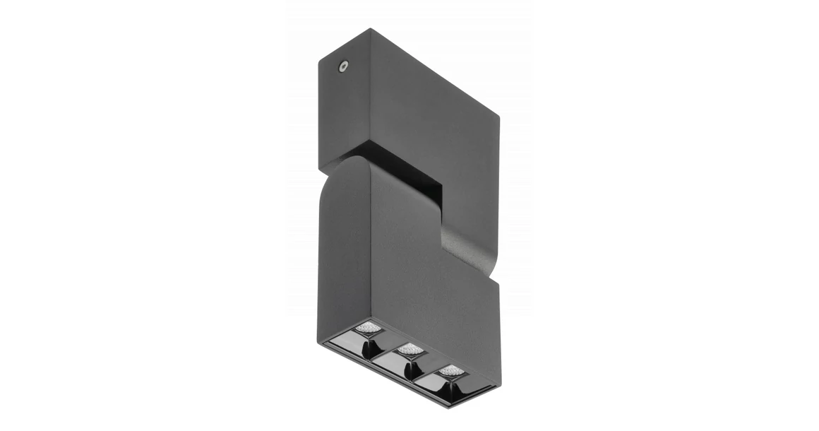 Kép 1/3 - Lámpa Mennyezeti lámpatest SIERRA 8W 720lm, AC220-240V, 50/60 Hz,PF>0,5,Ra≥80,IP20,IK08,4000K,48°, fekete