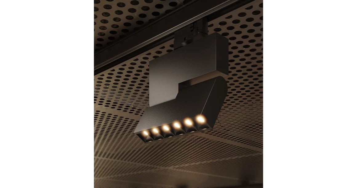 Kép 3/5 - Lámpa Mennyezeti lámpatest SIERRA 18W 1620lm, AC220-240V, 50/60 Hz, PF>0,9, Ra≥80, IP20, IK08,4000K, 48°, fekete