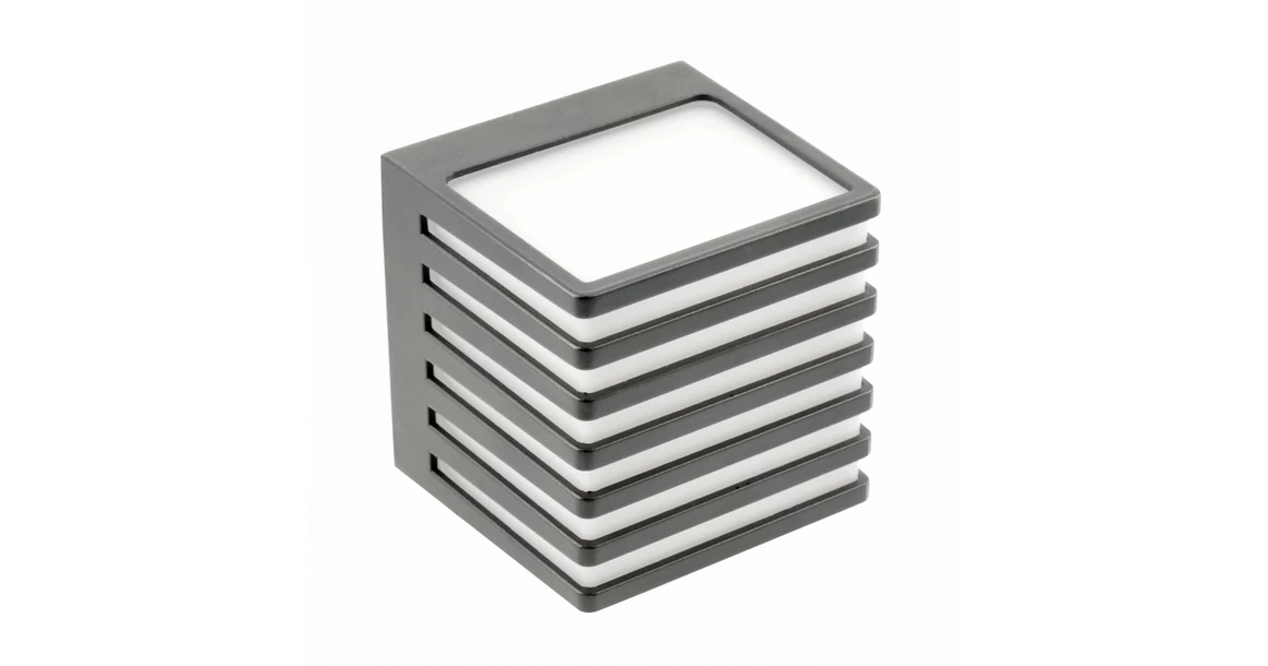 Kép 1/4 - Lámpa Fali lámpa SIROLO LED 10W, 1000lm, IP54, AC220-240V, 50/60Hz,4000K, grafit