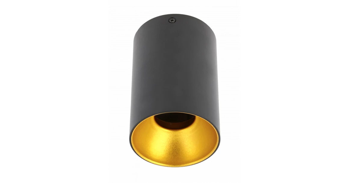 Kép 1/7 - Lámpa Mennyezeti lámpatest TENSA, aluminium, 94x140 mm, IP20, GU10 max. 20W, kör, fekete