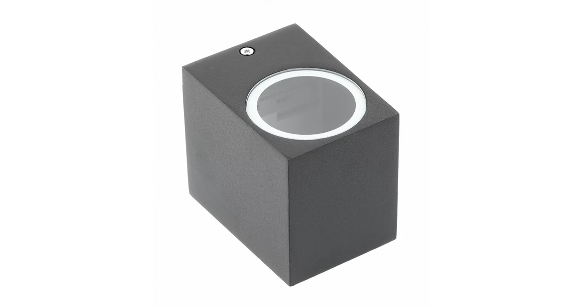 Kép 1/4 - Lámpa Fali lámpa TIAGO négyzet, 1 irányú, GU10, MAX.35W, IP54 AC220-240V, 50/60Hz, fekete