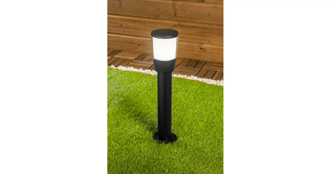 Kép 2/5 - Lámpa Kerti lámpatest TORO-P 50, E27, MAX.15W, IP54, AC220-240V, 50-60Hz, oszlop, fekete