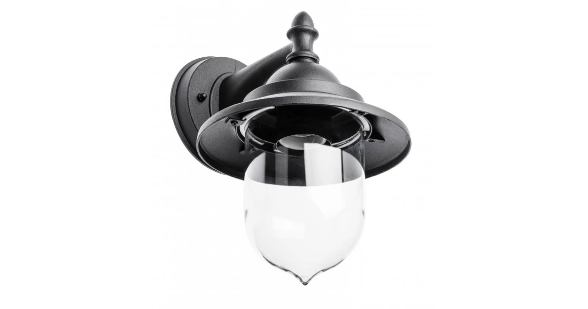 Kép 1/5 - Lámpa Kerti lámpatest TOSKANA-AD, E27, MAX.60W, IP54, AC220-240V, 50-60Hz, fekete