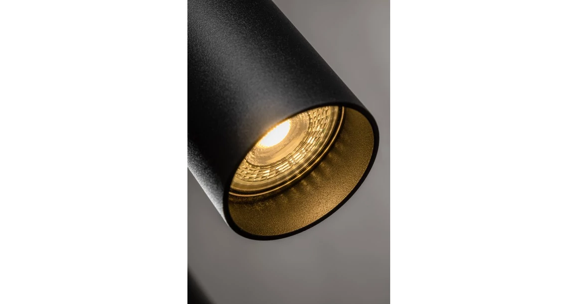 Kép 5/8 - Lámpa Mennyezeti lámpatest TRESOS II, 3xGU10, aluminum, IP20, max. 3x20W, fekete