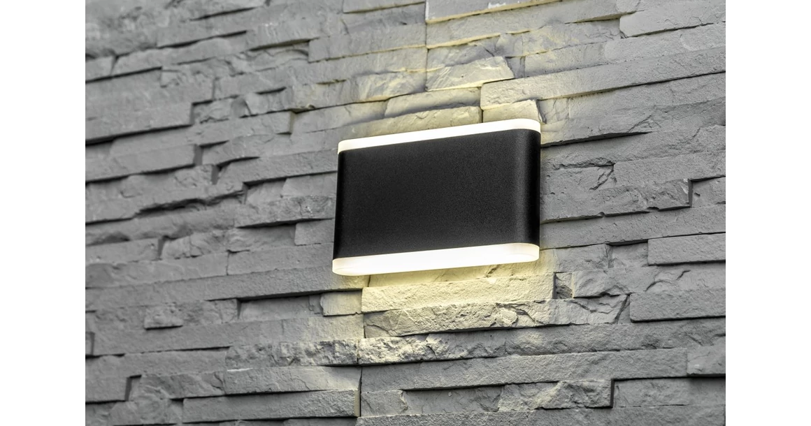 Kép 2/3 - Lámpa Fali lámpa VALLA 12W, 2-irányú, 960lm, AC220-240V, 50/60Hz, IP54, 4000K