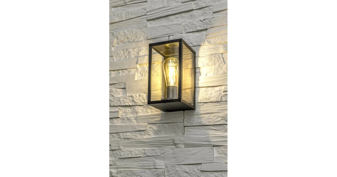 Kép 3/6 - Lámpa Kerti lámpatest VENTANA-H, E27,, MAX. 20W, IP54, AC220-240V, 50-60Hz, fekete