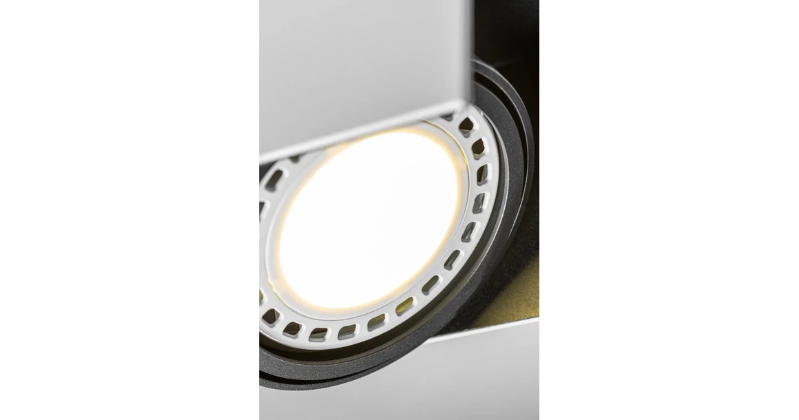 Kép 2/4 - Lámpa Mennyezeti lámpatest Verso,4250,AC220-240V, 50/60 Hz, IP 20,2*GU10, ES111, dupla, fehér/fekete